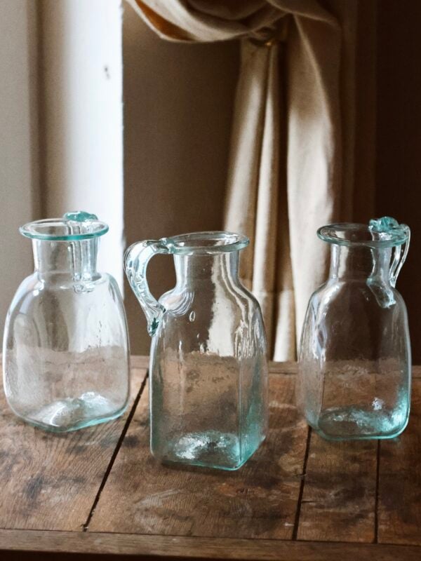 Apothicaire avec anse Transparent - caraffa La Soufflerie in vetro riciclato