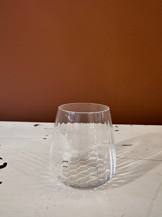 Bicchiere da Acqua con Motivo a Coste