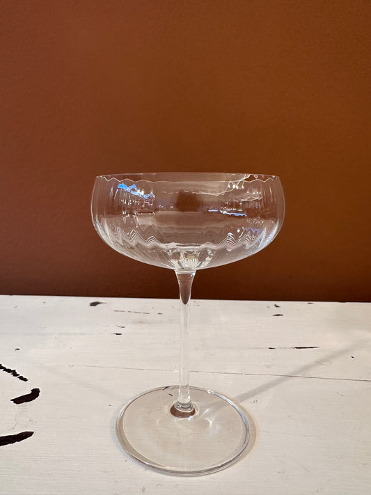 Coppa da Champagne con Motivo a Coste
