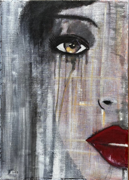 Crying over you : Artist : Monique Pollin
