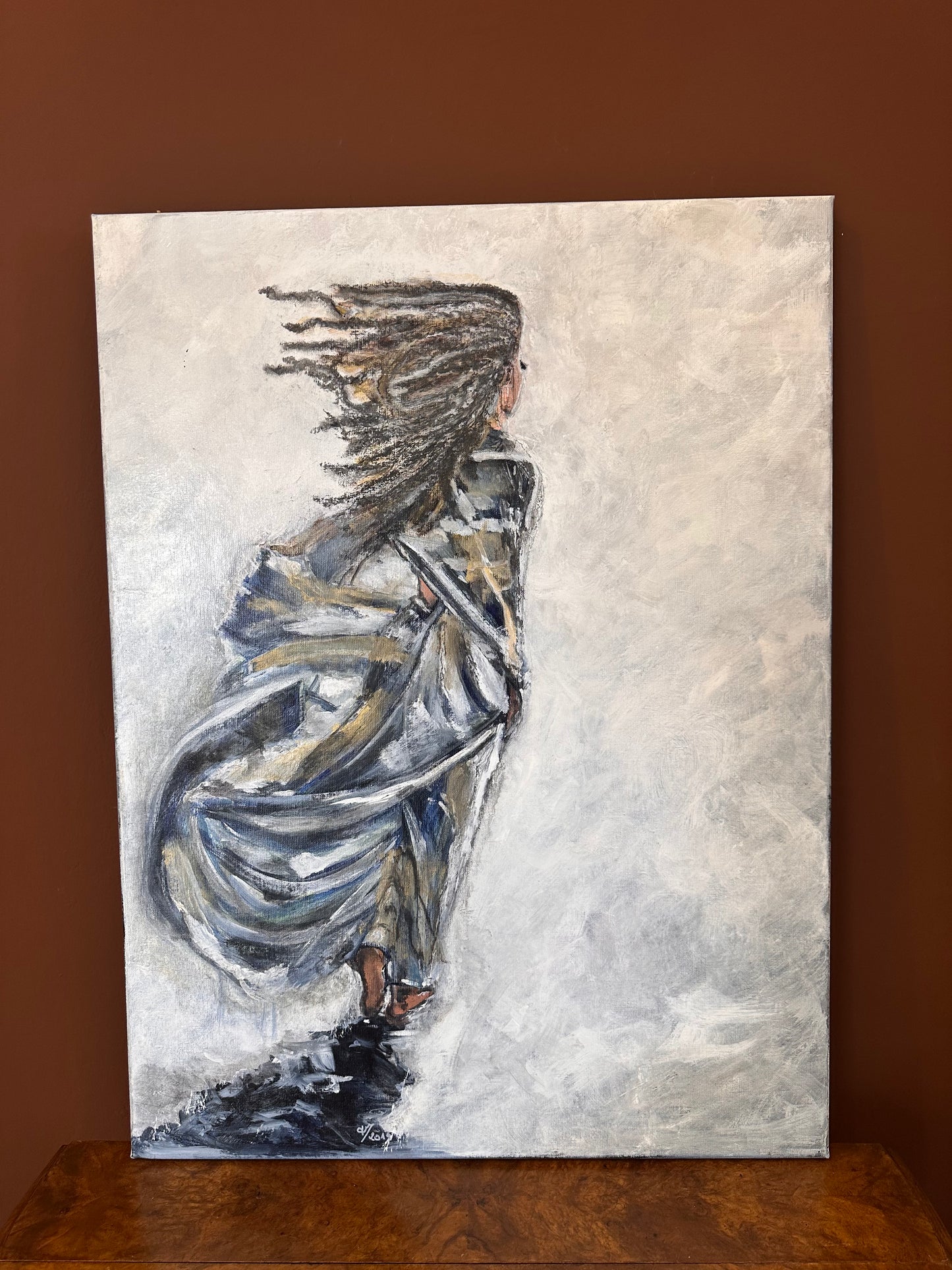 Artist: Monique Pollin: Gone with the wind
