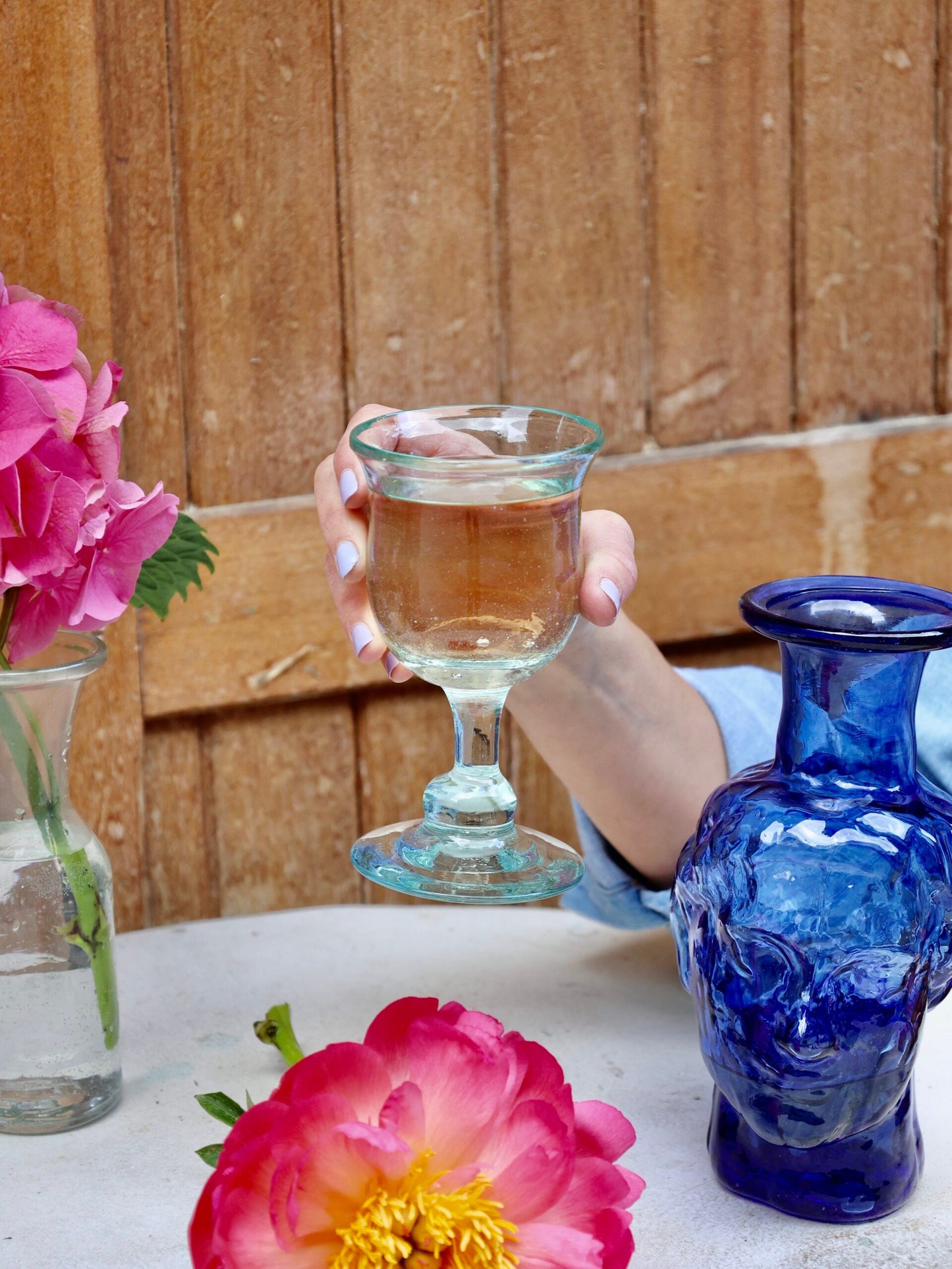 Take Me To Provence - calice da vino La Soufflerie in vetro riciclato