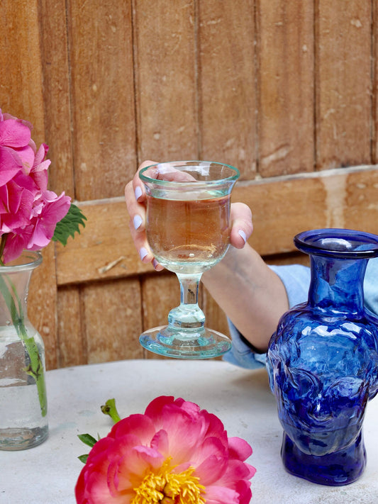 Take Me To Provence - calice da vino La Soufflerie in vetro riciclato
