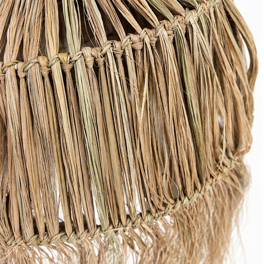 Lampada Nusa Fringe 40cm - paralume artigianale con frange