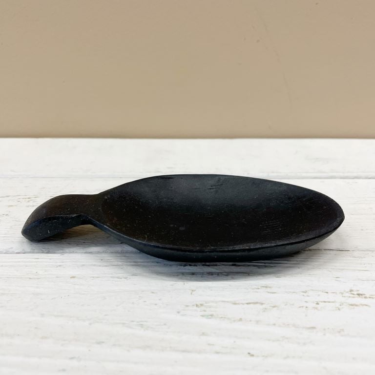 Ciotolina in Teak Spoon Nera - ciotolina artigianale in teak da Bali