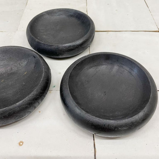 Ciotolina in Teak Bali Nera 9cm - ciotolina artigianale in teak da Bali